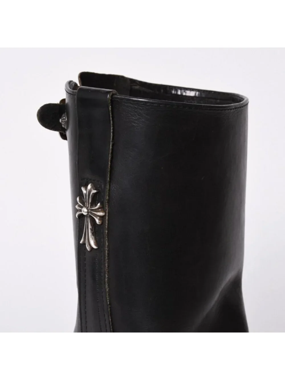 Chrome Hearts Wesco Boss Boots CH Cross Gunslinger Ball 8